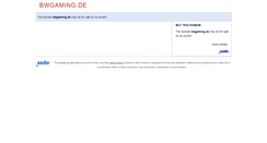 Desktop Screenshot of bwgaming.de