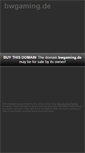 Mobile Screenshot of bwgaming.de